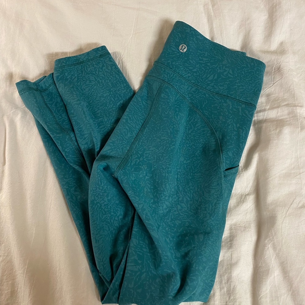 Invigorate high rise right ‘25 in teal crunch lagoon